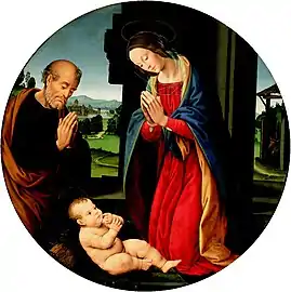 Adoration de l'Enfant, 1510Albright Museum, Buffalo.