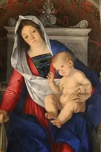 détail du Polyptyque de San Domenico (1508).