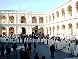 Cavaliers du saint sépulcre de Jérusalem à Loreto.