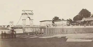 Pont Saint-Christophe en 1866.