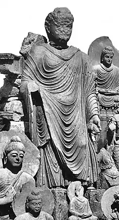 Autre Bouddha de Loriyan Tangai moins abîmé, mais de même période.