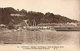 Chantiers de Lormont, vers 1900.