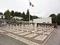 Carré militaire au cimetière.