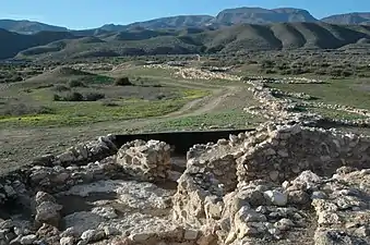 Ligne I des remparts de la ville vue du nord