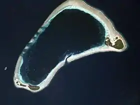 Carte de l'atoll