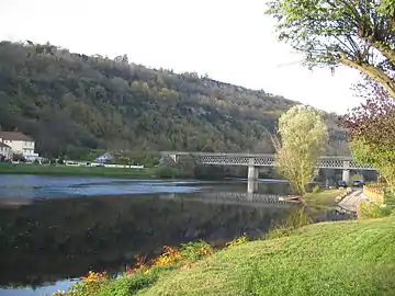 Le Lot à Capdenac-Gare en novembre 2012