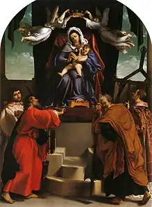 Retable de la Hallebarde, Lorenzo Lotto, pinacothèque civique d'Ancône.