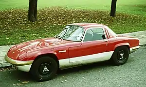 Lotus Elan coupé de 1974.