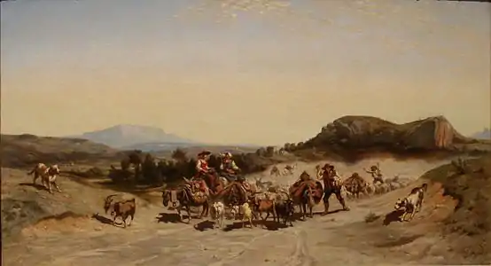 Paysage avec troupeau dans un cirque montagneux, musée des beaux-arts de Marseille.