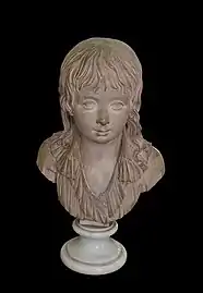 Buste de Louis-Charles de France dauphin, fin des années 1780-début 1790, château de Versailles.