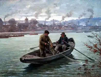 La Pêche à la violette (1887), musée d'Elbeuf.