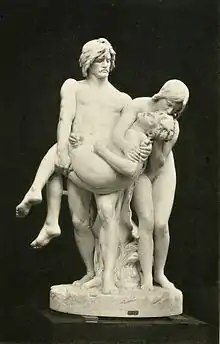 Les Premières Funérailles (1883), marbre, Paris, Petit Palais.