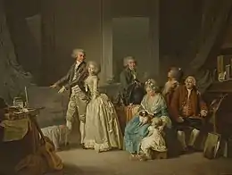 La Famille Gohin (1787), par Louis-Léopold Boilly.