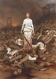 Les morts et les conscrits (vers 1875).