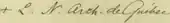 signature de Louis-Nazaire Bégin
