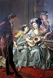 Après la soirée (1774), Tokyo, Musée Fuji (en).