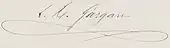 signature de Louis-Xavier Gargan