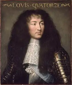 Louis XIV à l'âge de 22 ans.