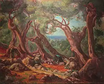 Oliviers de Majorque (1911), Musée Hyacinthe-Rigaud.