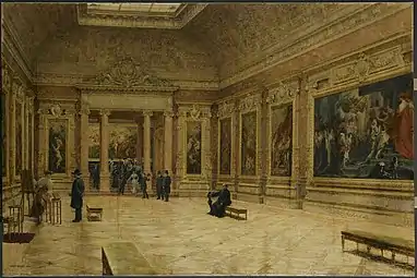 Salle Rubens au musée du Louvre (1904), Paris, musée du Louvre.