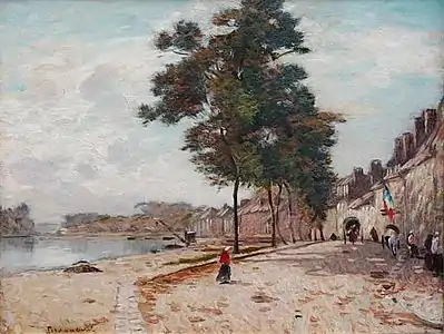 Le port de Saint-Valery-sur-Somme,Louis Braquaval, © 1900.