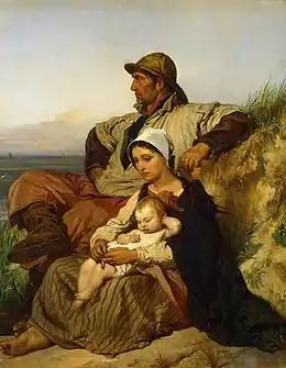 La Famille du pêcheur (1848), par Louis Gallait.
