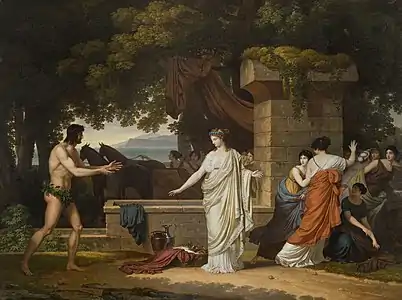 Louis Gauffier, Ulysse et Nausicaa, 1798.