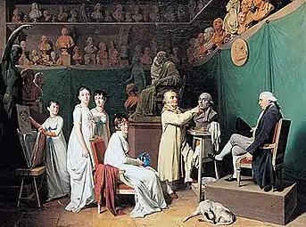 L'Atelier de Houdon (vers 1804), Paris, musée des Arts décoratifs.