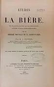 Louis Pasteur, Études sur la bière, 1873.