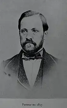 Photo de Louis Pasteur en 1857