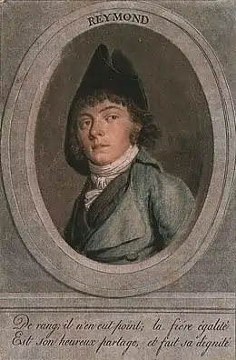 Portrait de Louis Reymond, chef des Bourla-Papey.
