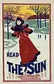 Affiche publicitaire pour The Sun (1900).