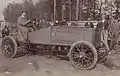 Louis Rigolly vainqueur de la côte de Gaillon (ou Coupe du Figaro pour les véhicules lourds) en 1903 avec sa 100 hp.