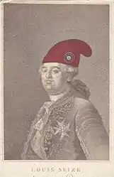 Louis XVI, coiffé d'un bonnet phrygien, 20 juin 1792.