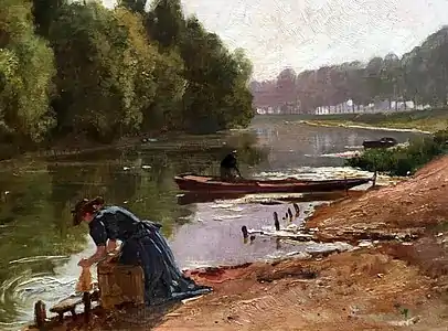 Blanchisseuses, Bas-Meudon (ca. 1890).