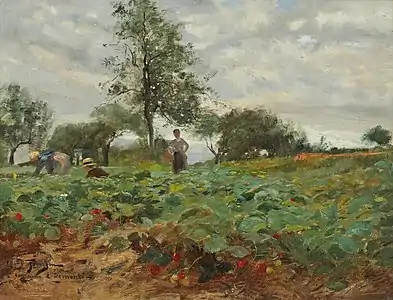 La récolte à Verrière-le-Buisson.