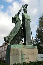 Buste de Louis Van Houtte à Gentbrugge