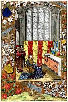 Louis XII en prière. BNF, Lat. 4804.