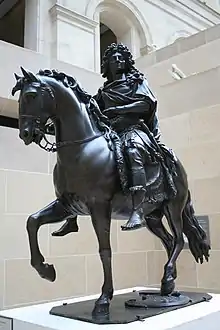 Louis XIV à cheval (1692), Paris, musée du Louvre.