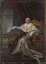 Portrait de Louis XVIII, 1815, musée des beaux-arts de Tours