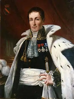 Portrait de Louis de La Forest Divonne (1765-1838) en tenue de pair de France.