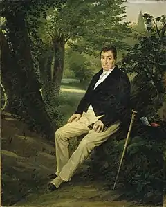 Portrait du général de Lafayette dans le parc du château de La Grange-Bléneau (1830), Paris, musée de l'Armée.