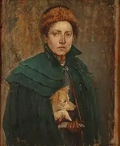 Autoportrait (1891), Musée d'Art moderne et contemporain de Strasbourg.
