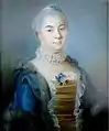 Portrait de son épouse Louise-Julie Feydeau de Brou, par Louis Vigée.