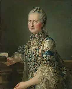 Madame Louise de France par François-Hubert Drouais (1763).