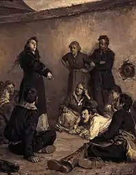 Louise Michel à Satory (1871), musée d'art et d'histoire de Saint-Denis.