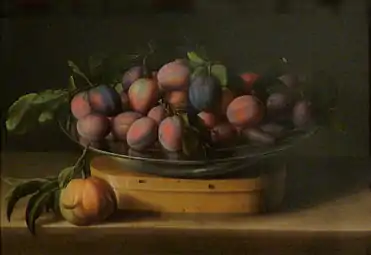 Plat de prunes (1637)Musée des Beaux-arts de Strasbourg