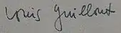 Signature de Louis Guilloux