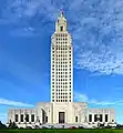 Le capitole de la Louisiane à Baton Rouge.