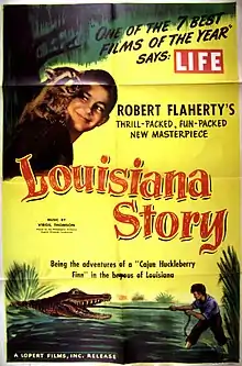 Description de l'image Louisiana Story (1948 film poster).jpg.